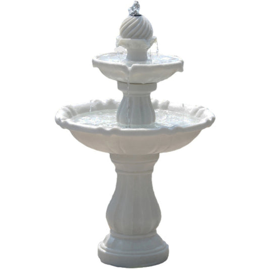 Solar-Powered European Fountain for Garden Landscape, Courtyard Decor & Villa Wishing Pool