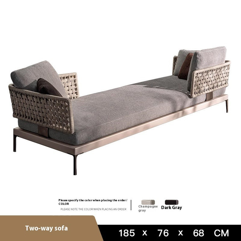 Outdoor Rattan Corner Sofa Set for Patio, Garden & Balcony Lounge