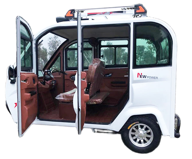 Compact Canopy Electric Trike for Adults - New Compact Commuter Vehicle with Premium Design