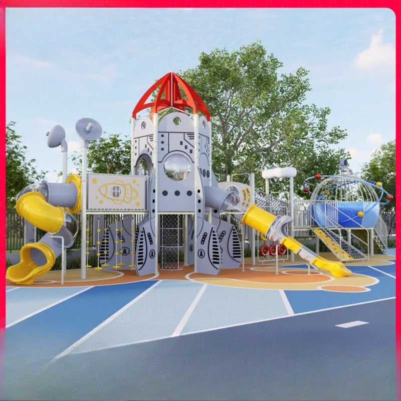 Outdoor Playground Slide Set for Kindergarten, Parks & Scenic Spots (Non-Powered Custom Design)