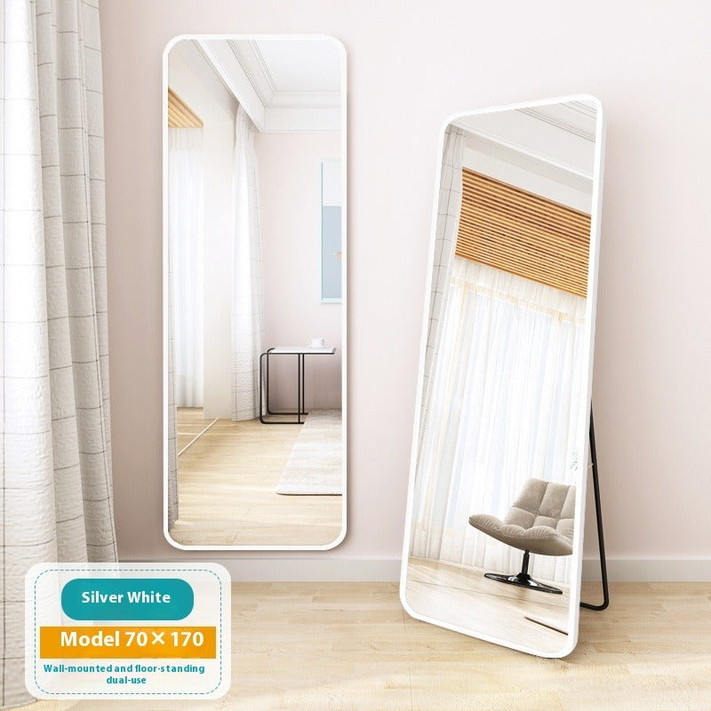 Wall-Mounted Full-Length Mirror – Dressing Mirror for Girls' Bedroom, Dorm, or Home Use