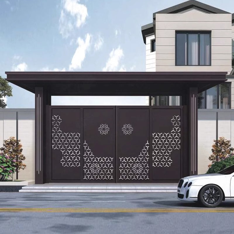 Smart Sliding Aluminum Gate – High-End Villa Courtyard Entry Door