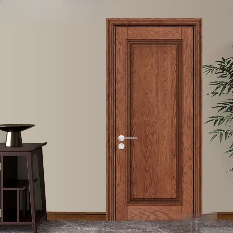 Solid Wood Interior Door – Rubberwood, Red Walnut, Boxwood, Red Oak & Cherry Wood Options for Bedroom