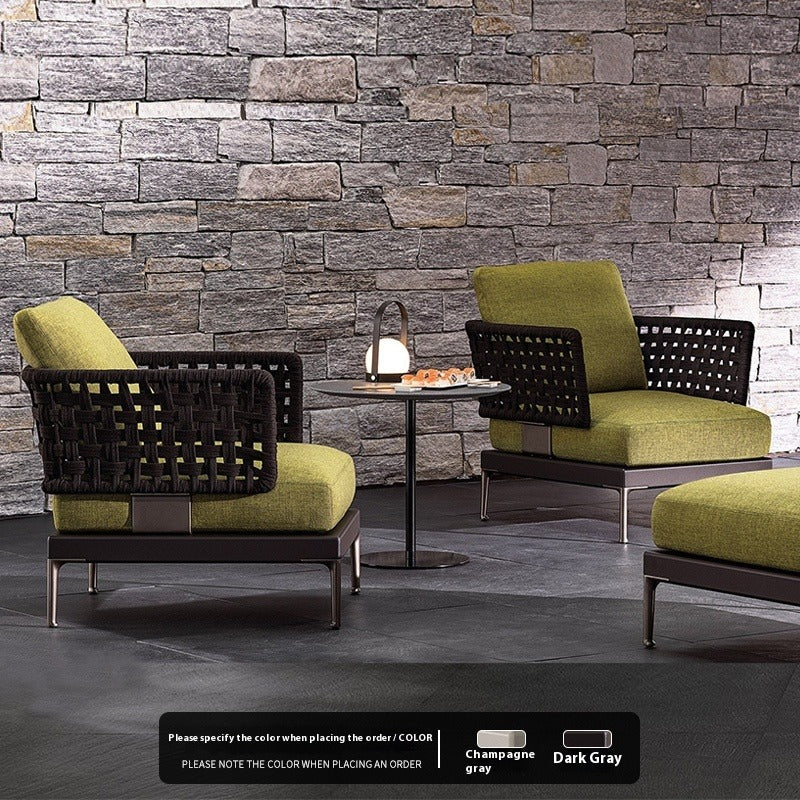 Outdoor Rattan Corner Sofa Set for Patio, Garden & Balcony Lounge