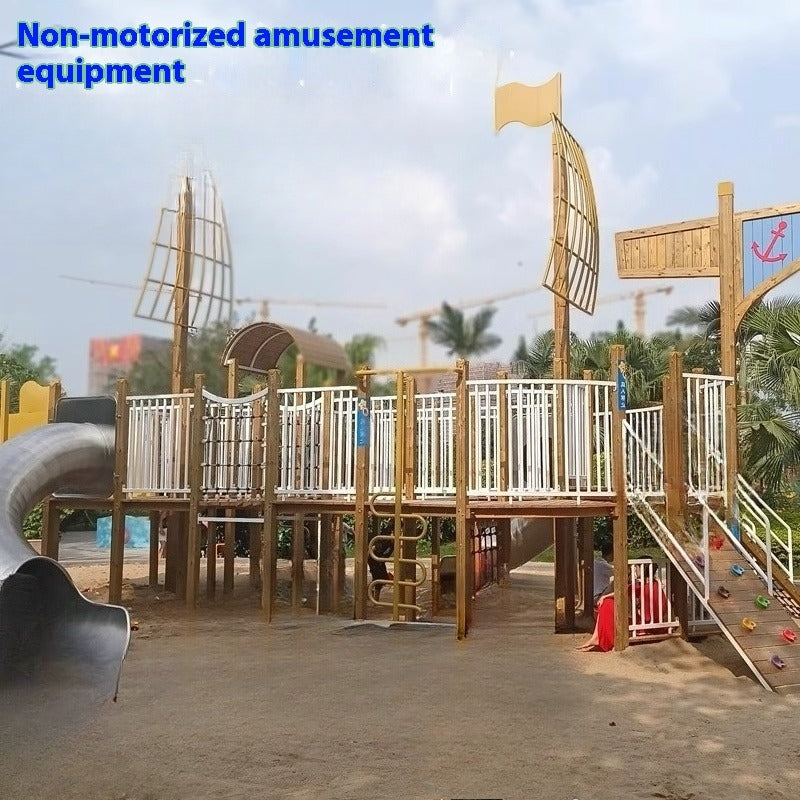 Outdoor Playground Slide Set for Kindergarten, Parks & Scenic Spots (Non-Powered Custom Design)