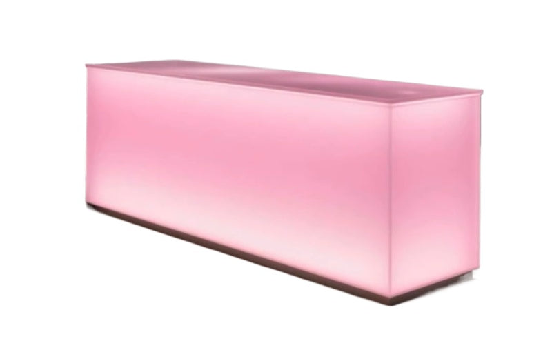 Custom Acrylic LED Bar Counter – Lighted Reception & Checkout Desk for Shops, Cafés & Offices (Contact Before Order)