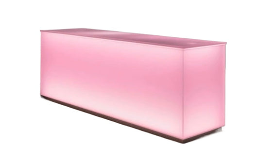 Custom Acrylic LED Bar Counter – Lighted Reception & Checkout Desk for Shops, Cafés & Offices (Contact Before Order)