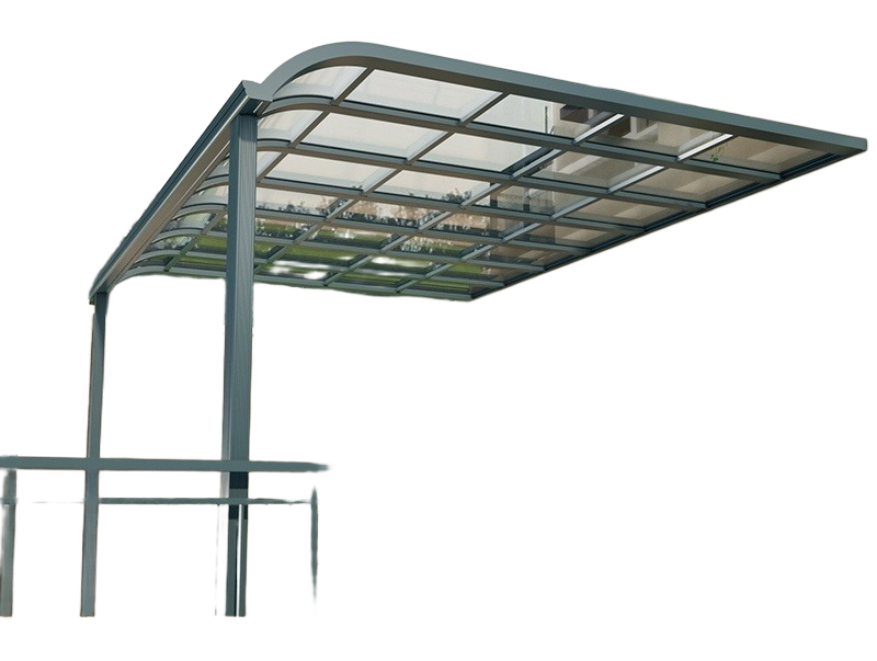 Aluminum Outdoor Awning for Patio, Balcony, Eaves & Carport with Rain & Sun Protection