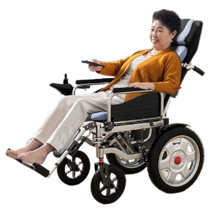 Reclining Electric Wheelchair with 40AH Lithium Battery for Seniors - Extended Range Mobility Aid