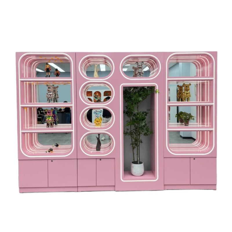 Custom Toy Display Cabinet with LED – Collectibles Showcase for Game Stores, Anime Shops & Prize Redemption