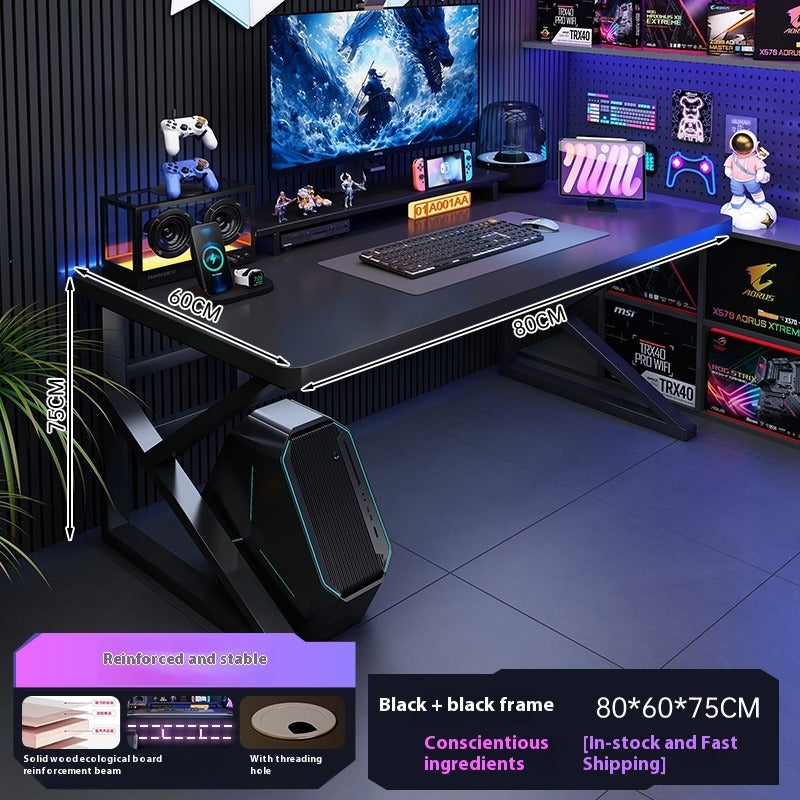 Computer Desk with Chair Set – Home Office, Gaming, or Study Table for Bedroom or Students