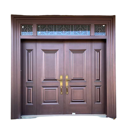 Zinc Alloy Villa Gate – Double Swing Entry Door for Rural Courtyard & Home Security