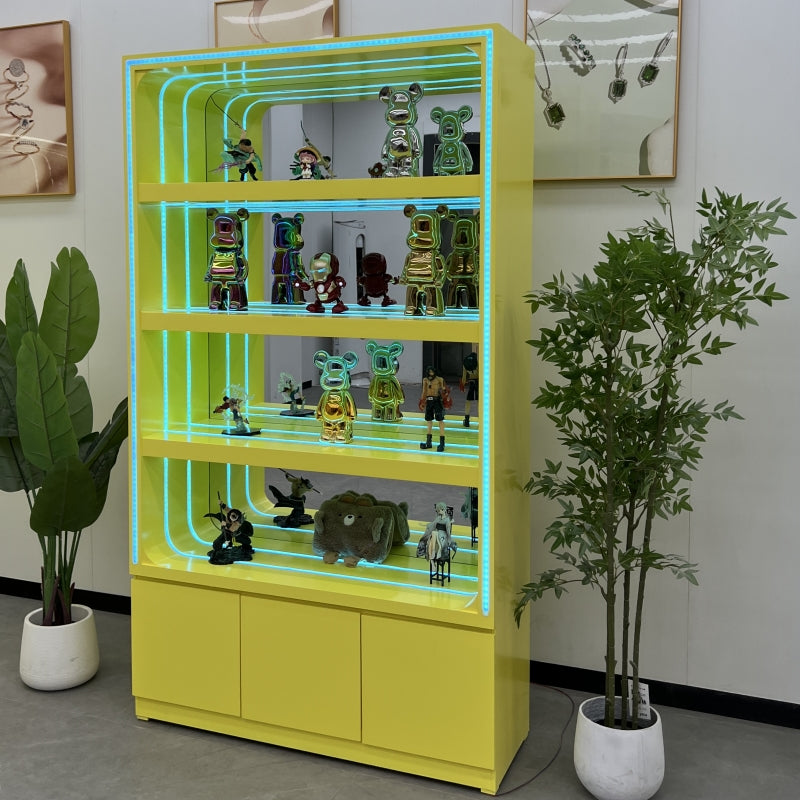Custom Toy Display Cabinet with LED – Collectibles Showcase for Game Stores, Anime Shops & Prize Redemption