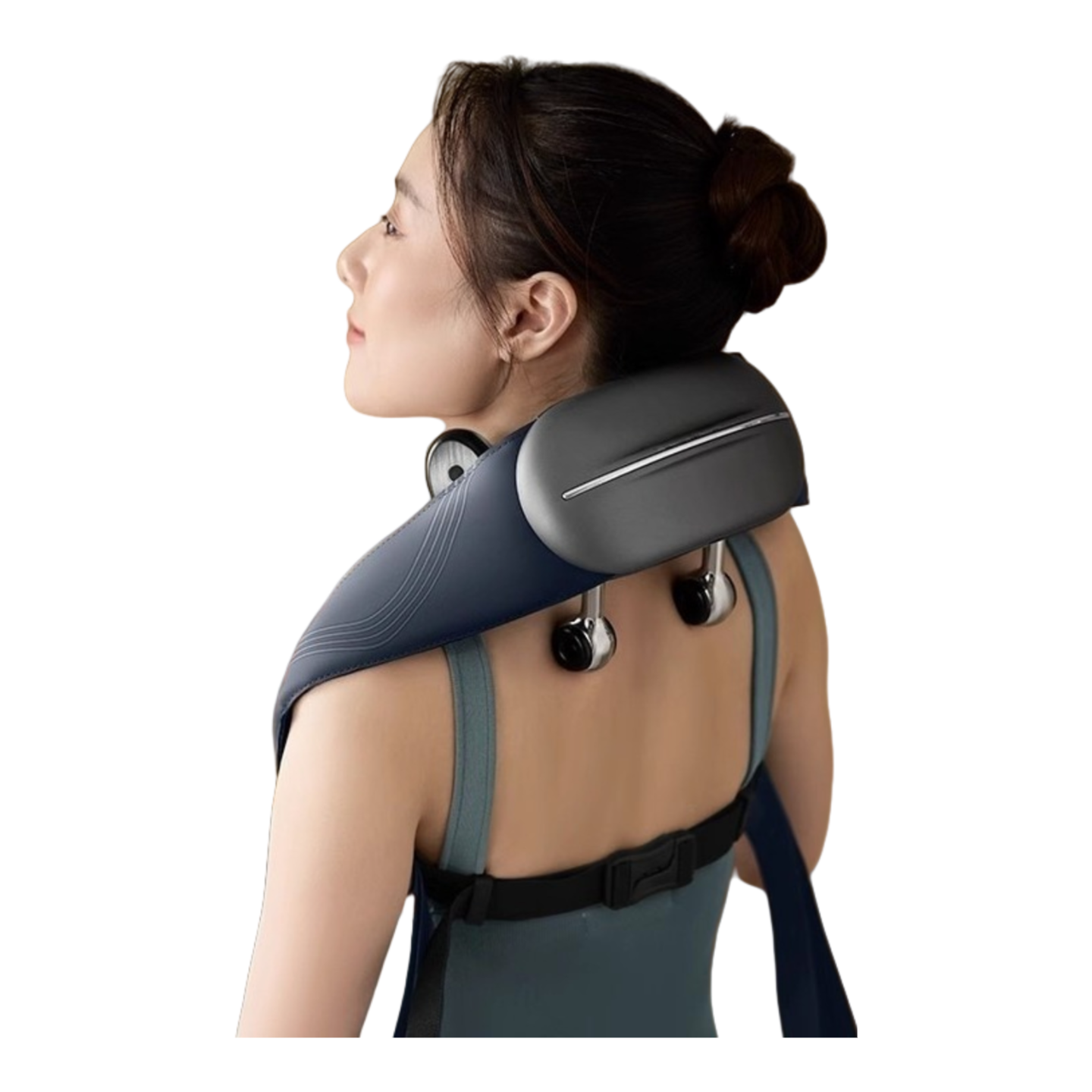 Compact Neck & Shoulder Massager for Back, Waist & Trapezius with Heat – Ideal Gift for Men & Women