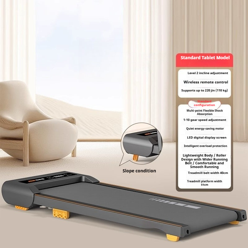 Smart Foldable Treadmill with Incline & Noise Reduction for Compact Home Fitness