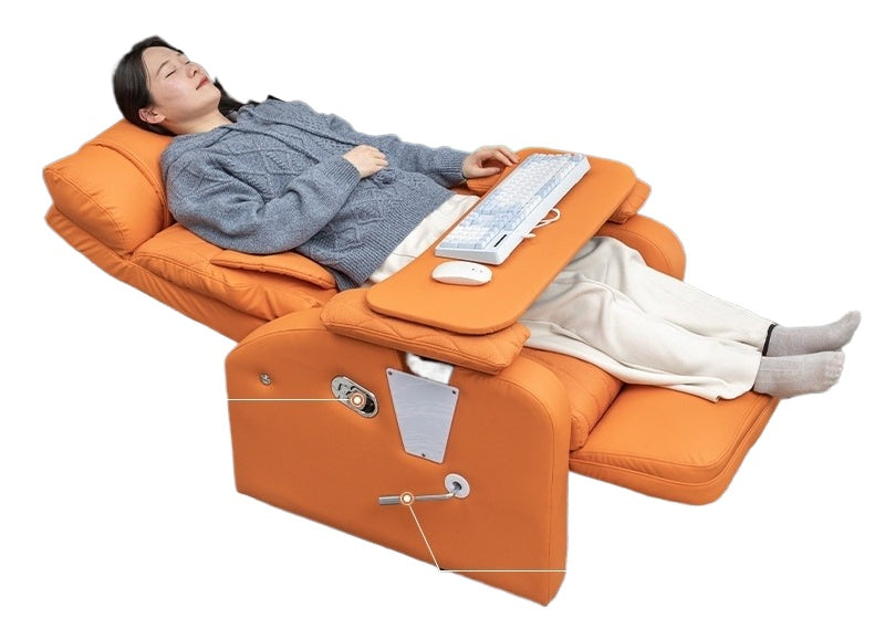 Breathable Gaming Recliner Chair with Armrest, Swivel Wheels, Keyboard Tray & Adjustable Back