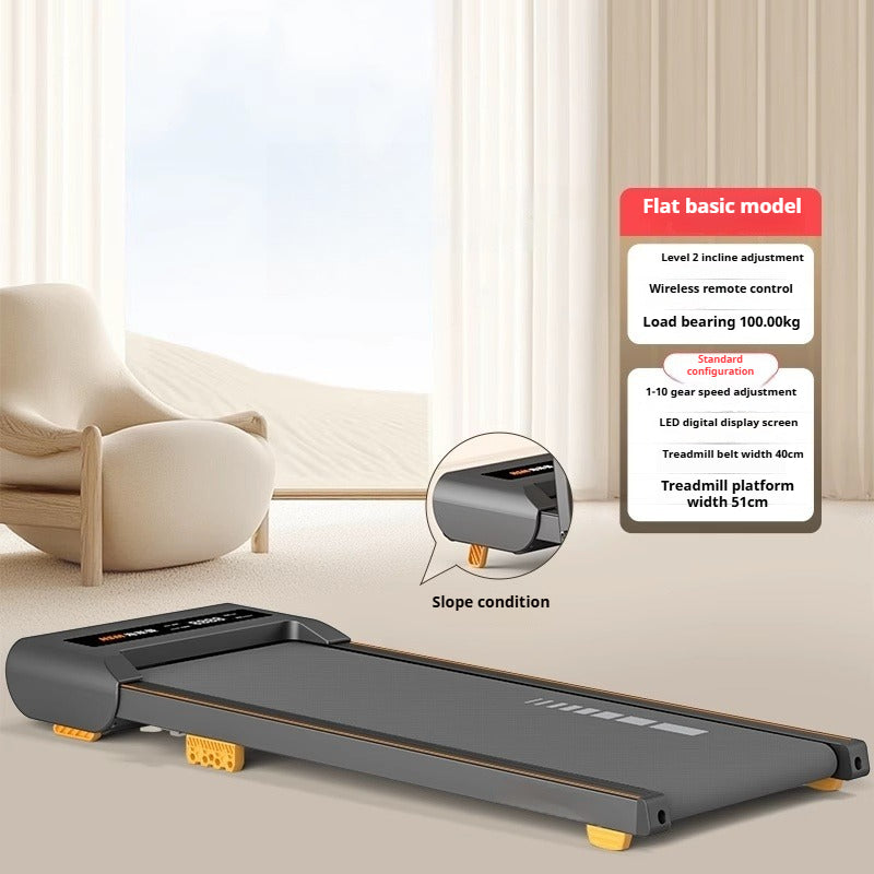 Smart Foldable Treadmill with Incline & Noise Reduction for Compact Home Fitness