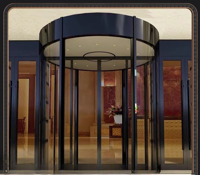 Automatic Revolving Door – Two-Wing & Three-Wing Sensor Entry for Malls and Office Buildings