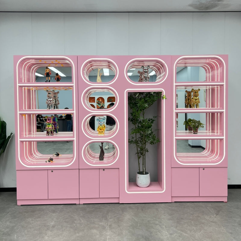 Custom Toy Display Cabinet with LED – Collectibles Showcase for Game Stores, Anime Shops & Prize Redemption