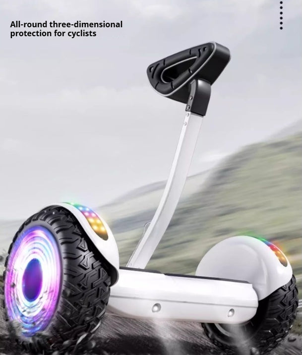 54V Smart Self-Balancing Scooter for Kids 6-15 & Adults - Triple Control with LED Mood Lights & Glow Wheels