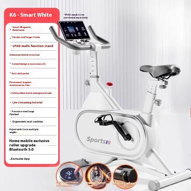 Compact Magnetic Spin Bike for Home Cardio, Weight Loss & Silent Indoor Cycling
