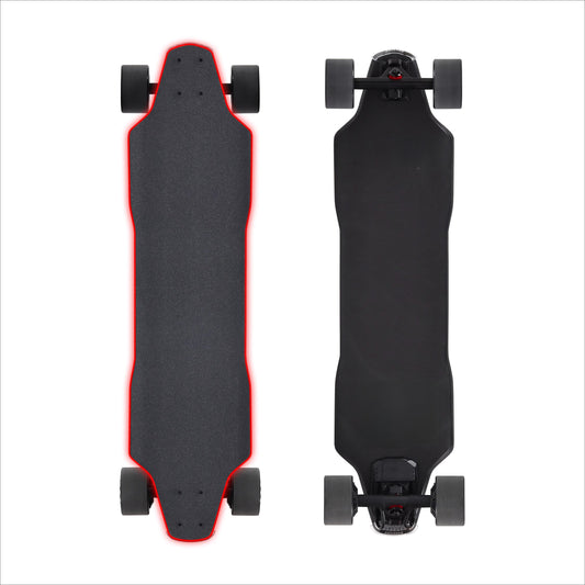 New High-Quality 4-Wheel Electric Skateboard with Remote Control and HUB Motor - Outdoor Recreation Sports Scooter