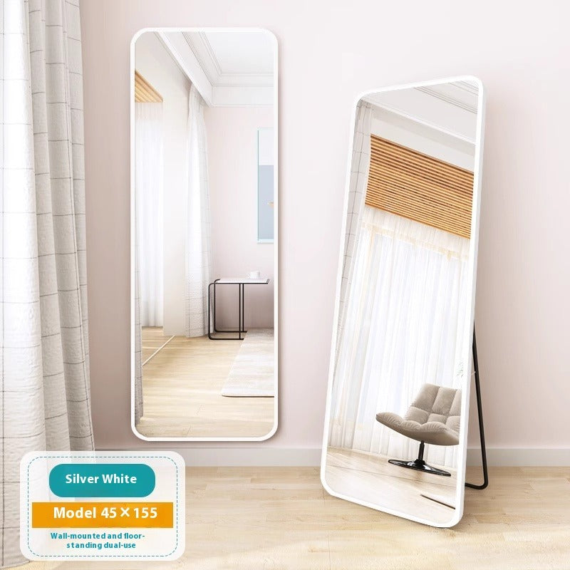 Wall-Mounted Full-Length Mirror – Dressing Mirror for Girls' Bedroom, Dorm, or Home Use