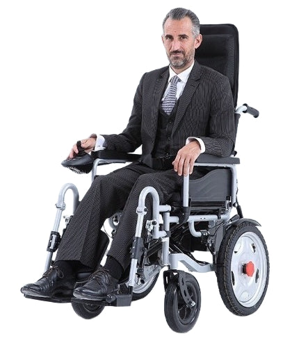 Reclining Electric Wheelchair with 40AH Lithium Battery for Seniors - Extended Range Mobility Aid