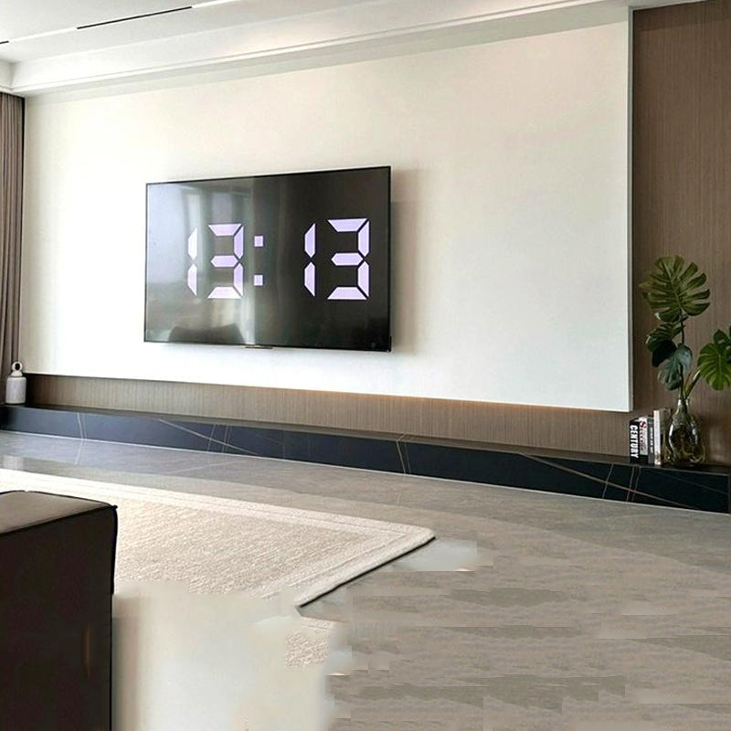 Purple Sintered Stone TV Cabinet – Long Cream-Style Modern Luxury Console with Marble Texture