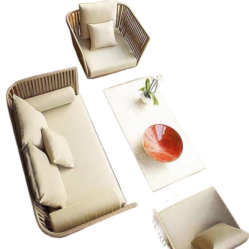3-Seater Outdoor Rattan Sofa Set for Patio, Garden & Balcony