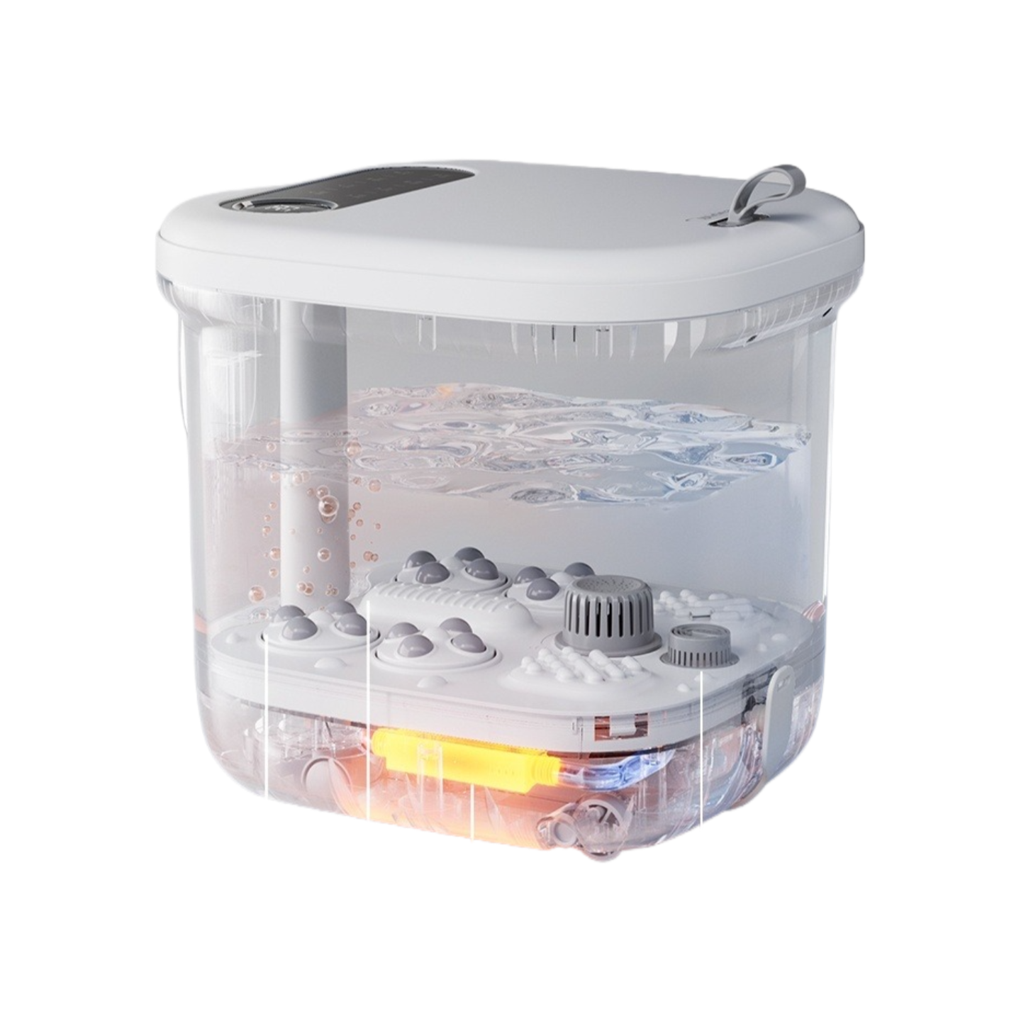 Smart Heated Foot Spa Bath with Deep Basin & Automatic Massage for Home Use