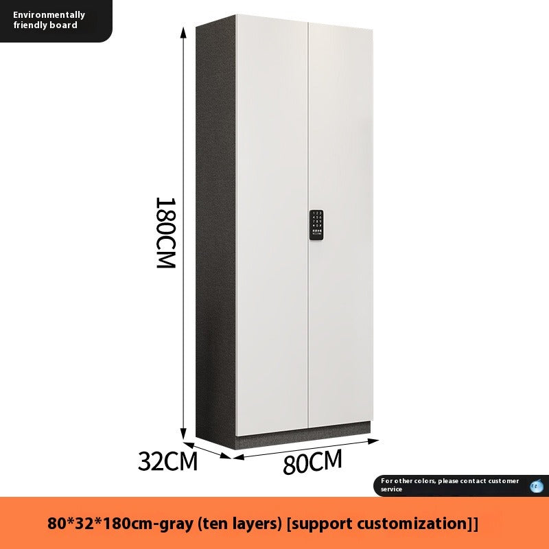 Password-Locked Shoe Cabinet – Anti-Theft Entryway Storage for Hallway, Outdoor Corridor & Home Entrance