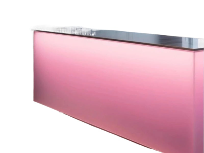 Custom Acrylic LED Bar Counter – Lighted Reception & Checkout Desk for Shops, Cafés & Offices (Contact Before Order)