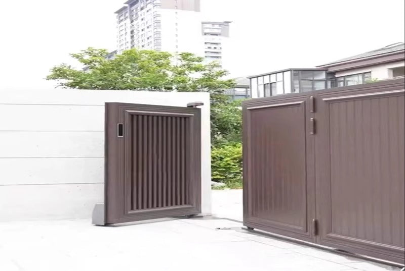 Smart Aluminum Villa Gate – High-End Electric Sliding Gate for Courtyard, Garage, Factory & Community Entrance