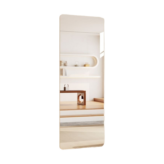 Shatterproof Acrylic Soft Mirror – Self-Adhesive Full-Length Dressing Mirror, No-Drill, Customizable