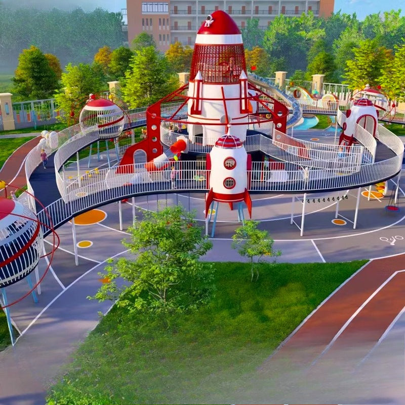 Outdoor Playground Slide Set for Kindergarten, Parks & Scenic Spots (Non-Powered Custom Design)