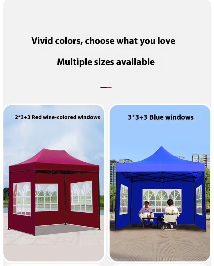 Waterproof Canopy Top for 4-Leg Folding Tent, Outdoor Market & Commercial Sunshade