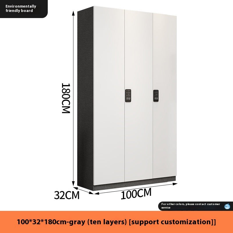 Password-Locked Shoe Cabinet – Anti-Theft Entryway Storage for Hallway, Outdoor Corridor & Home Entrance