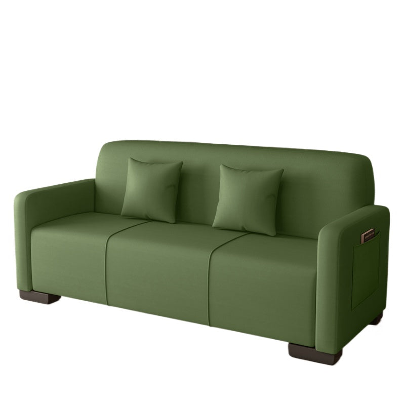 Cream-Style Tech Fabric Storage Sofa Bed with Easy-Clean Cover for Small Spaces