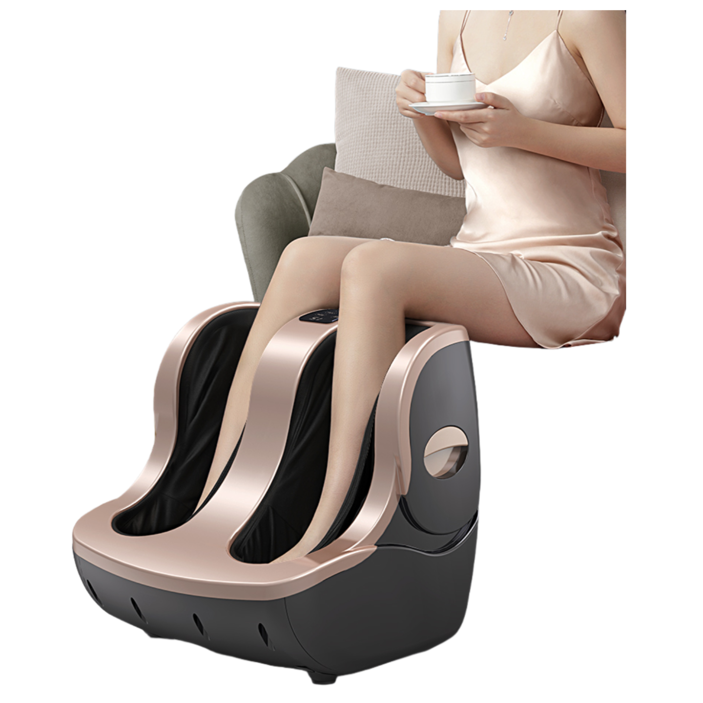 Automatic Calf & Foot Massager with Kneading and Heat for Relaxation & Leg Care – Perfect Gift
