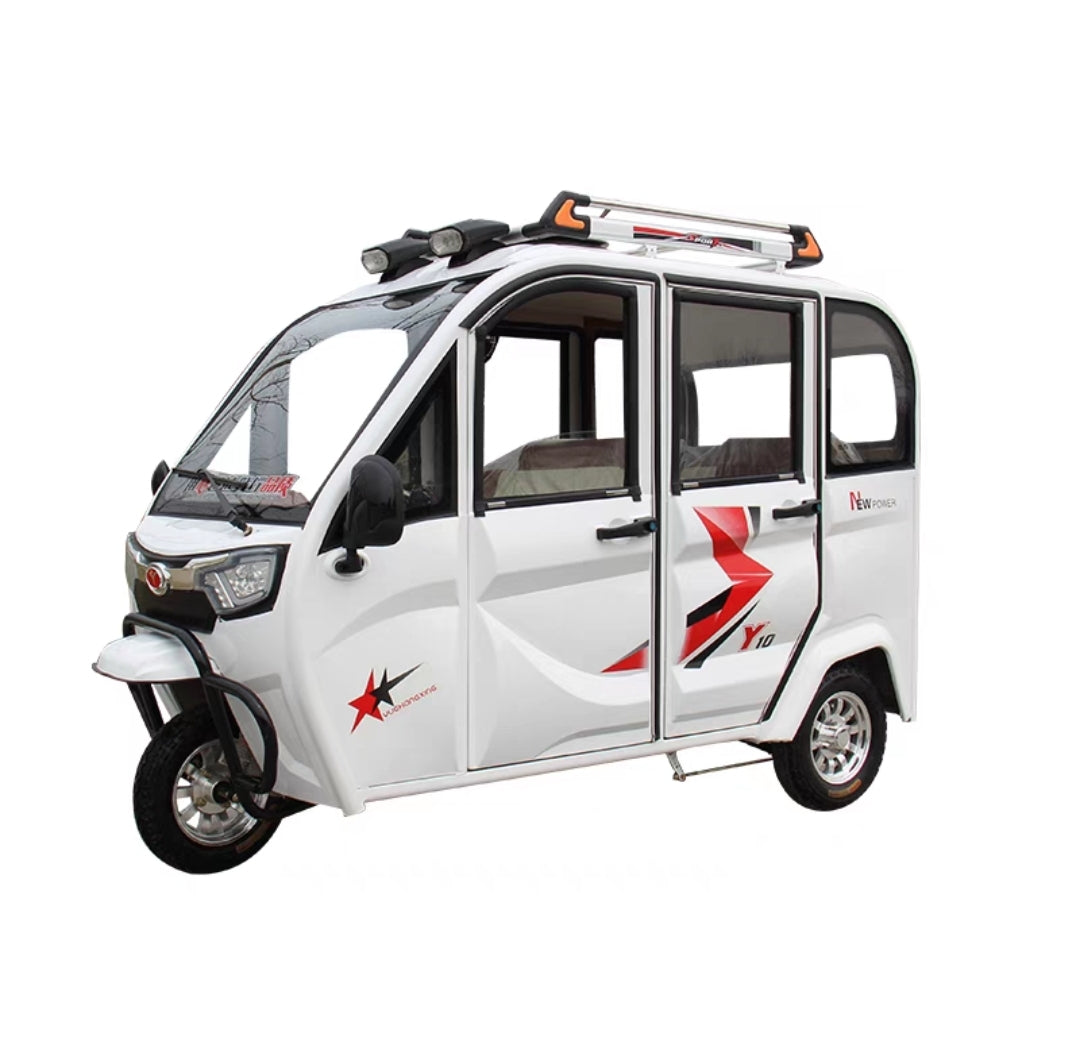 Compact Canopy Electric Trike for Adults - New Compact Commuter Vehicle with Premium Design