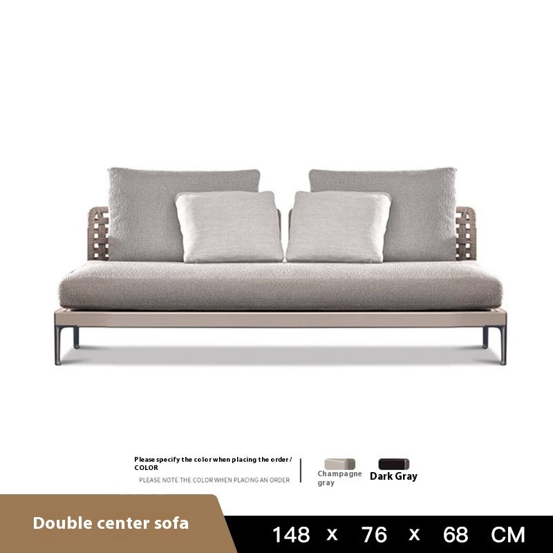 Outdoor Rattan Corner Sofa Set for Patio, Garden & Balcony Lounge