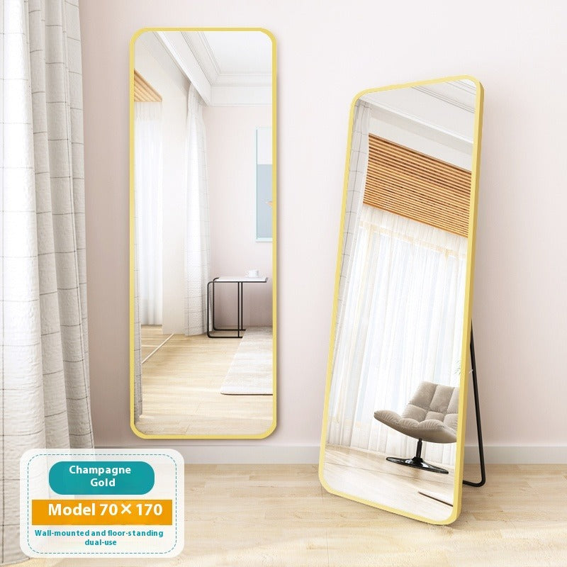 Wall-Mounted Full-Length Mirror – Dressing Mirror for Girls' Bedroom, Dorm, or Home Use