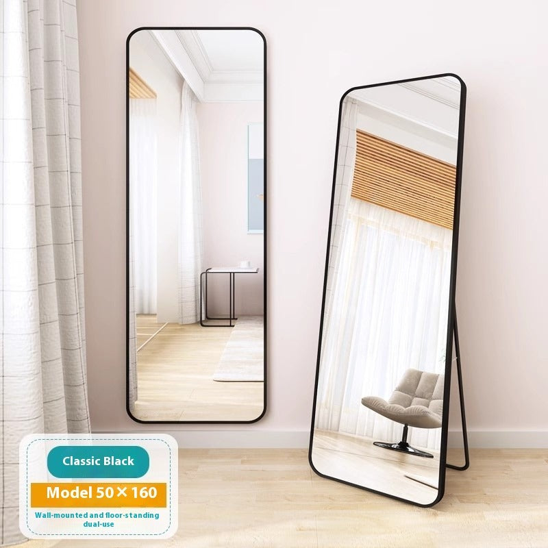 Wall-Mounted Full-Length Mirror – Dressing Mirror for Girls' Bedroom, Dorm, or Home Use