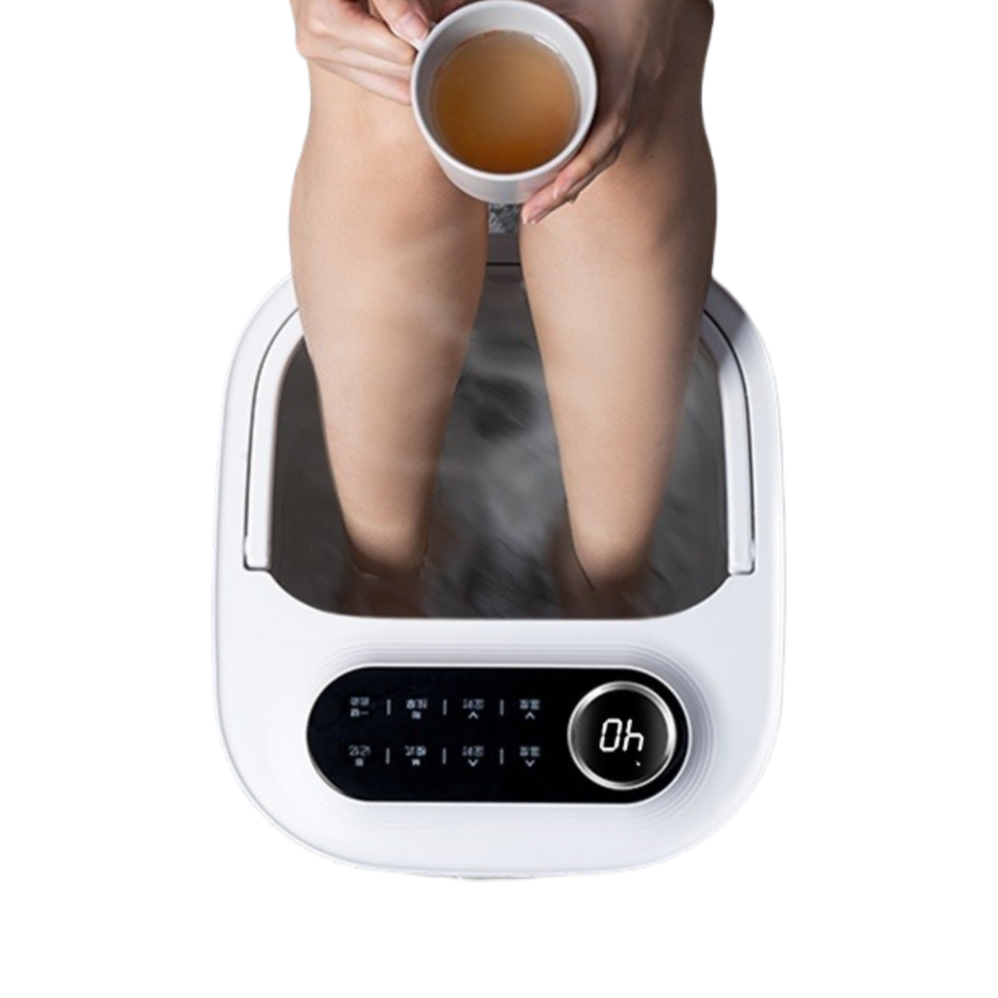 Smart Heated Foot Spa Bath with Deep Basin & Automatic Massage for Home Use