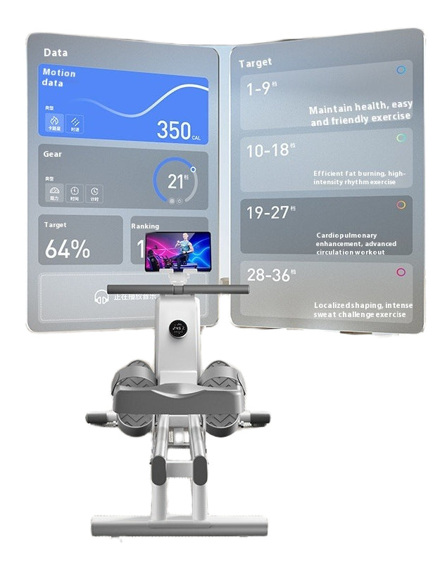 Smart Magnetic Rowing Machine for Home & Gym Use with Silent Operation and Cardio Training