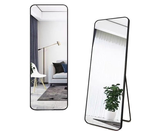 Wall-Mounted Full-Length Mirror – Dressing Mirror for Girls' Bedroom, Dorm, or Home Use