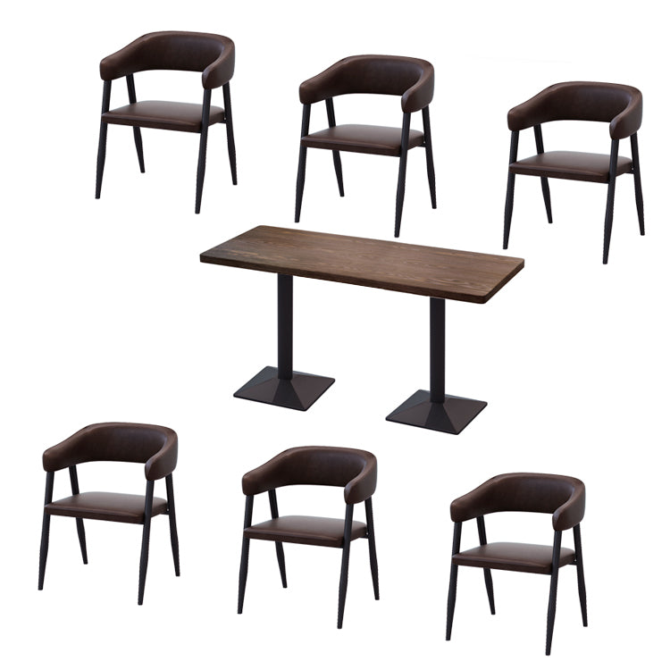 Retro Restaurant Booth Sofa & Table Set for Café, Bar, Hotpot & Tea Shop Seating