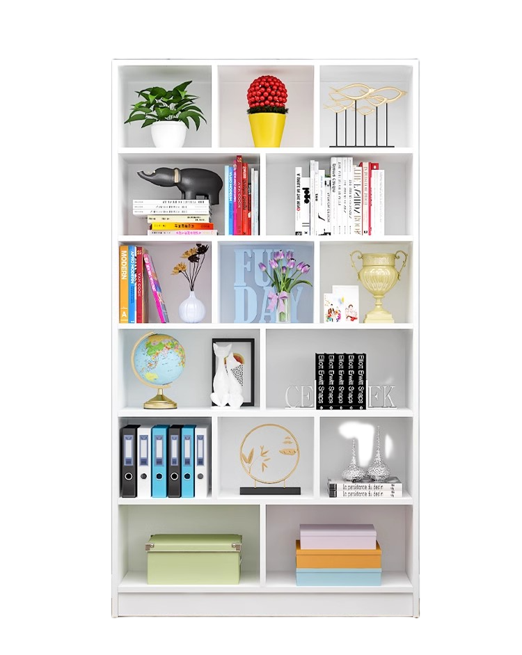 Custom Solid Wood Display Cabinet – Lighted Bookshelf & Wine Rack with Storage for Office or Home Use